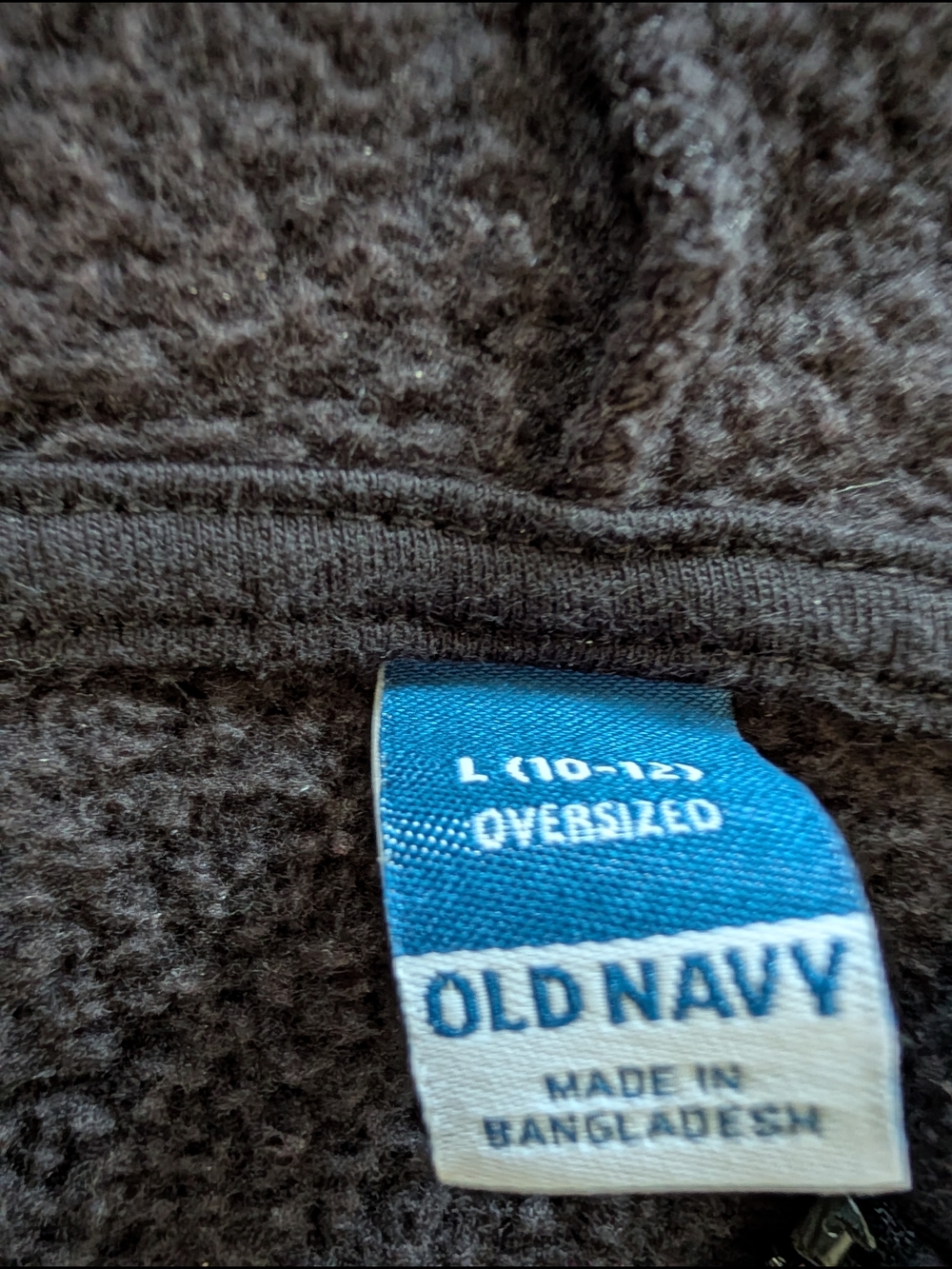 Old Navy Black Kids Zip-Up Hoodie - Picture 2 of 2